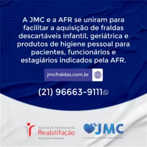 Parceria AFR e JMC Fraldas juntas